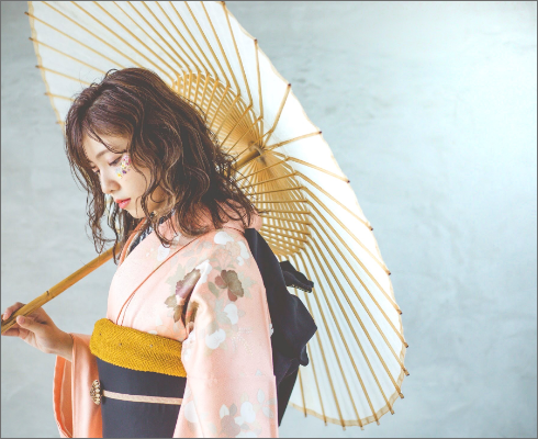 成人式前撮りの画像